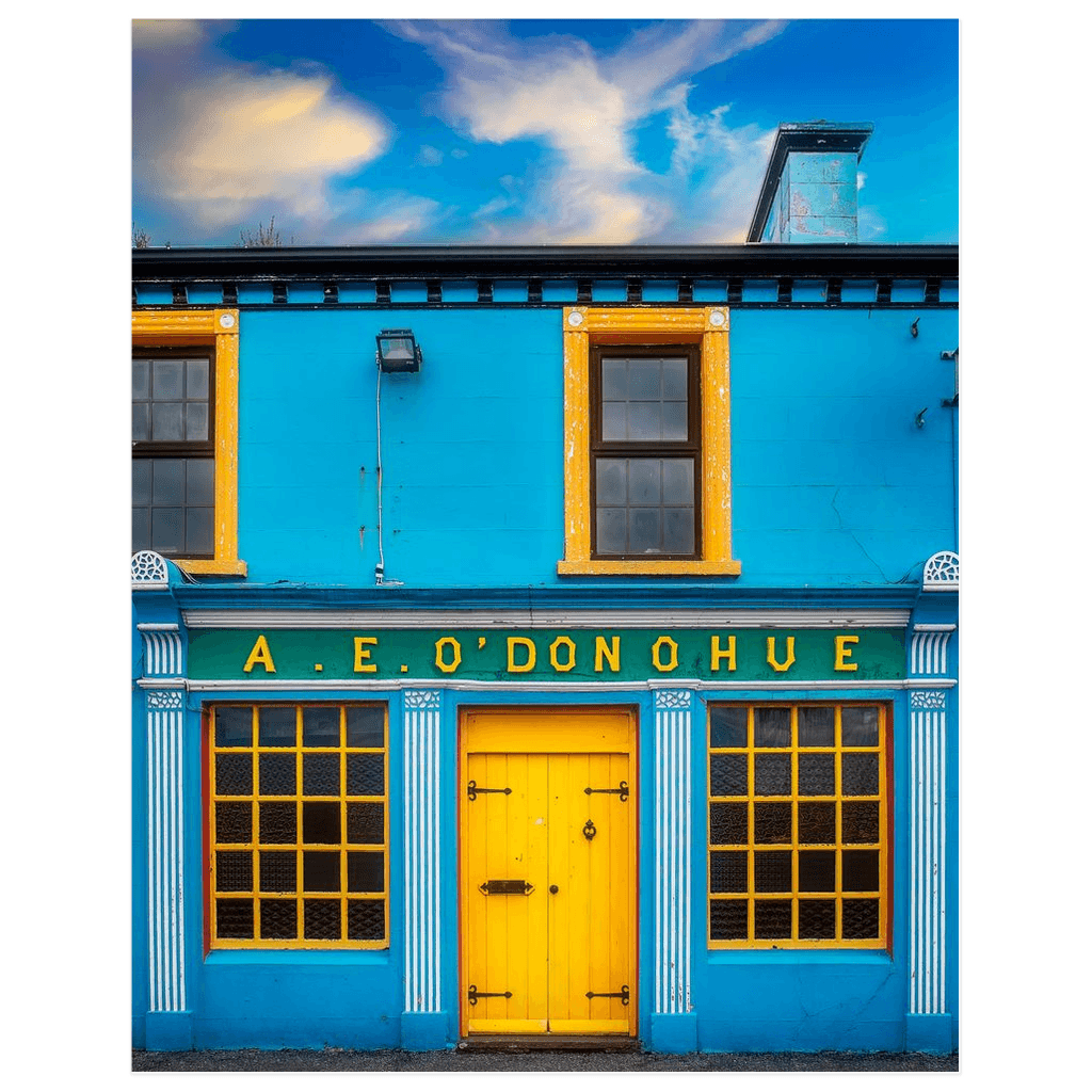 Print - O'Donohue's Pub, Fanore, County Clare - James A. Truett - Moods of Ireland - Irish Art