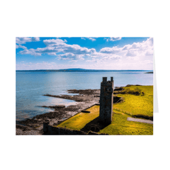 Folded Note Cards - 15th Century Medieval Carrigaholt Castle, County Clare - James A. Truett - Moods of Ireland - Irish Art