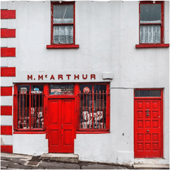 Shower Curtain - McArthur's Pub, Tulla, County Clare - James A. Truett - Moods of Ireland - Irish Art