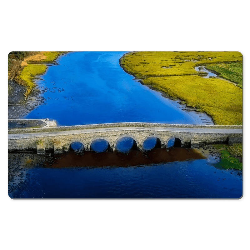 Desk Mat - Blackweir Bridge and Poulnasherry Bay, County Clare - James A. Truett - Moods of Ireland - Irish Art