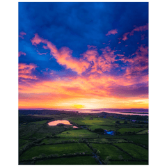 Print - Sunrise over Ballylean Lake and the Shannon Estuary, County Clare - James A. Truett - Moods of Ireland - Irish Art
