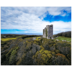 Print - Ballinalacken Castle Vista of Atlantic Ocean, County Clare - James A. Truett - Moods of Ireland - Irish Art