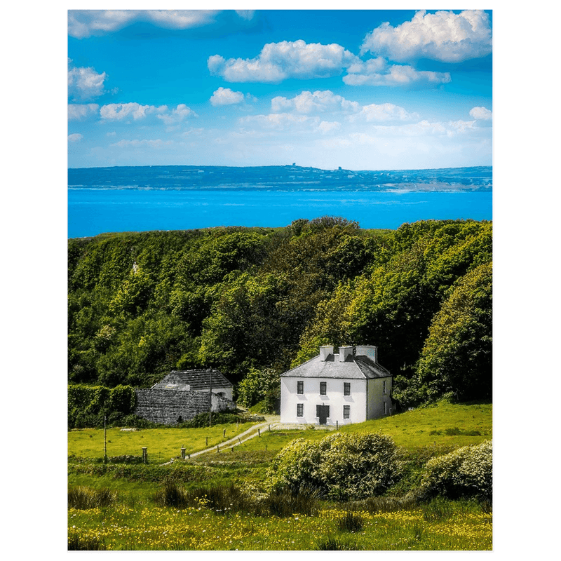 Print - Farm House near Atlantic Ocean, County Clare - James A. Truett - Moods of Ireland - Irish Art