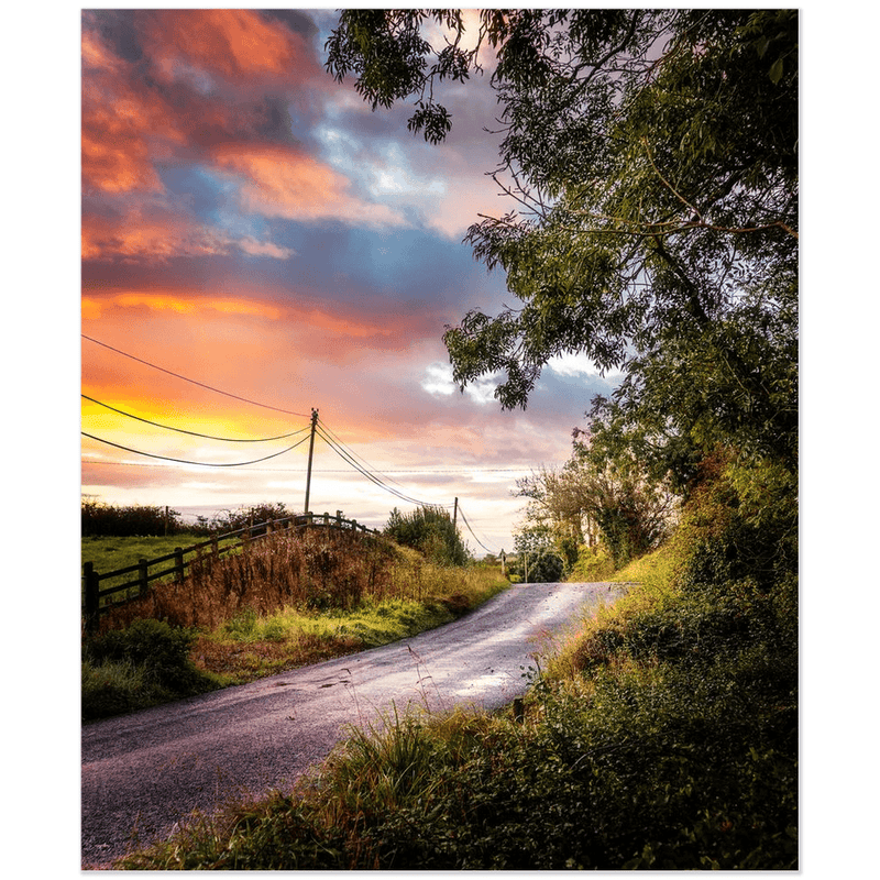 Print - The Road Home, Liscormick, County Clare - Moods of Ireland