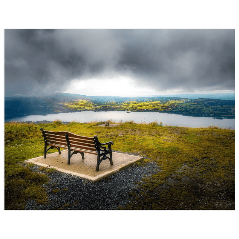 Print - Sun Rays on the Shores of Lough Derg, County Clare - Moods of Ireland