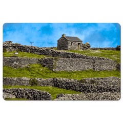 Desk Mat - Stone Cottage on a Hill, Inisheer, Aran Islands, County Galway - James A. Truett - Moods of Ireland - Irish Art