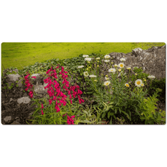 Desk Mat - Kildysart Field and Flowers, County Clare - James A. Truett - Moods of Ireland - Irish Art