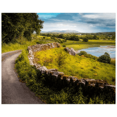 Print - The High Road over Inchiquin Lough, County Clare - James A. Truett - Moods of Ireland - Irish Art