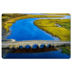 Desk Mat - Blackweir Bridge and Poulnasherry Bay, County Clare - James A. Truett - Moods of Ireland - Irish Art