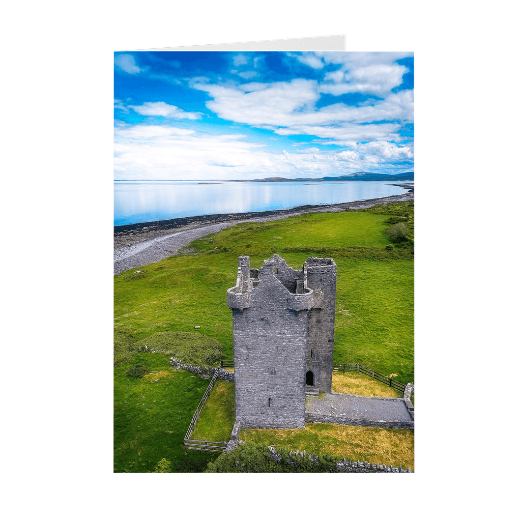 Folded Note Cards - Gleninagh Castle near Ballyvaughan, County Clare - James A. Truett - Moods of Ireland - Irish Art