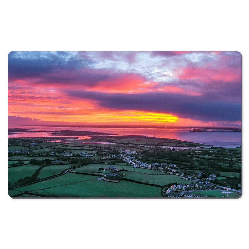 Desk Mat - Magical Sunrise over Kildysart, County Clare - James A. Truett - Moods of Ireland - Irish Art