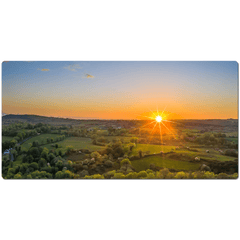 Desk Mat - May Irish Sunset over County Clare Countryside - James A. Truett - Moods of Ireland - Irish Art