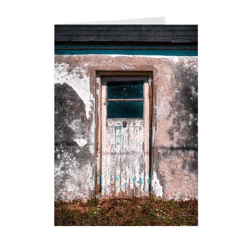 Folded Note Cards - Doorway to Times Past, Carrigaholt, County Clare - James A. Truett - Moods of Ireland - Irish Art