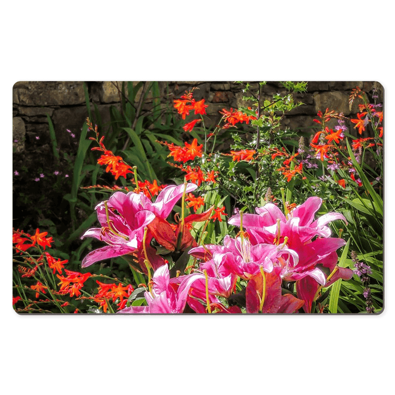 Desk Mat - Irish Flower Garden, Kildysart, County Clare - James A. Truett - Moods of Ireland - Irish Art