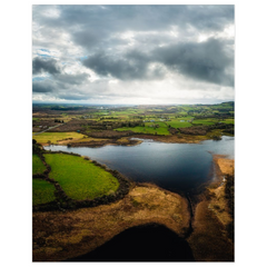 Print - Ballycullinan Lough near Corofin, County Clare