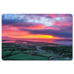 Desk Mat - Magical Sunrise over Kildysart, County Clare - James A. Truett - Moods of Ireland - Irish Art