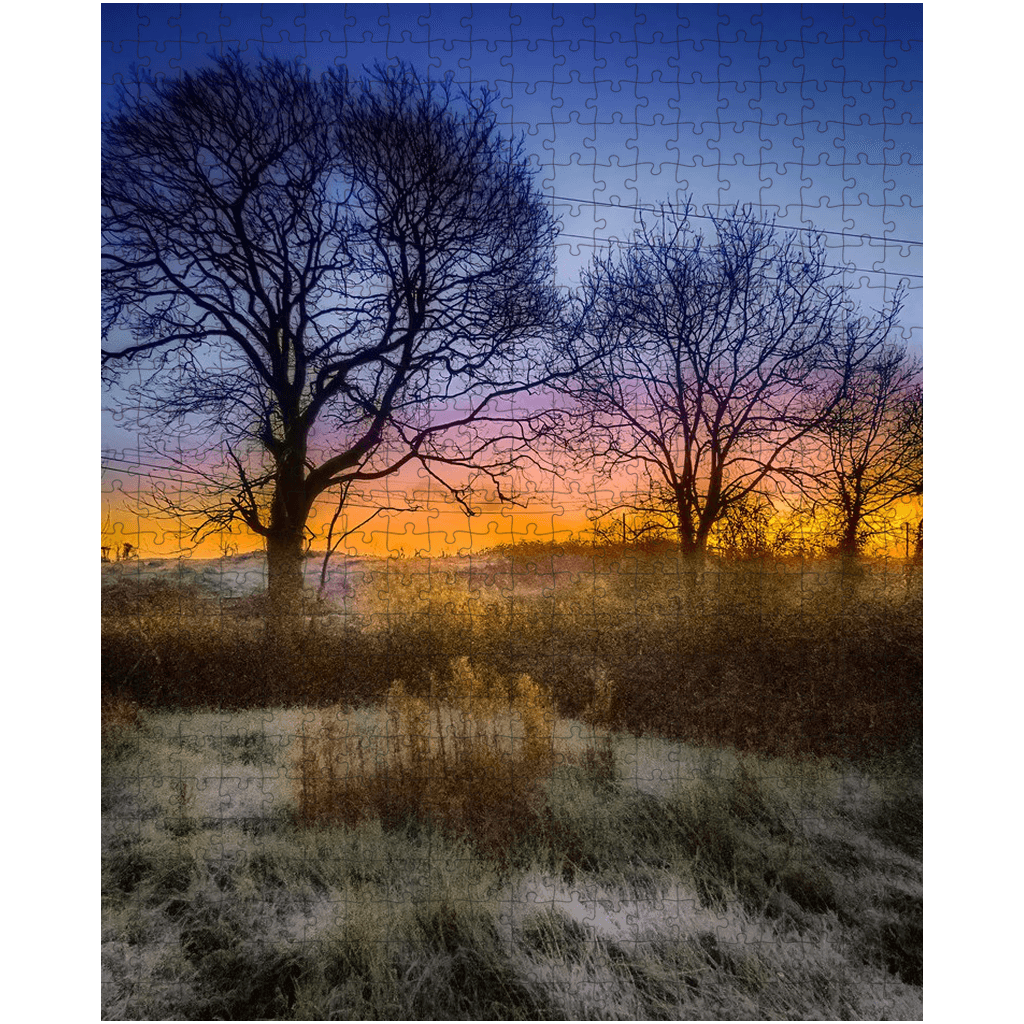 Puzzle - Frosty Morning at Sunrise over Kildysart, County Clare - James A. Truett - Moods of Ireland - Irish Art