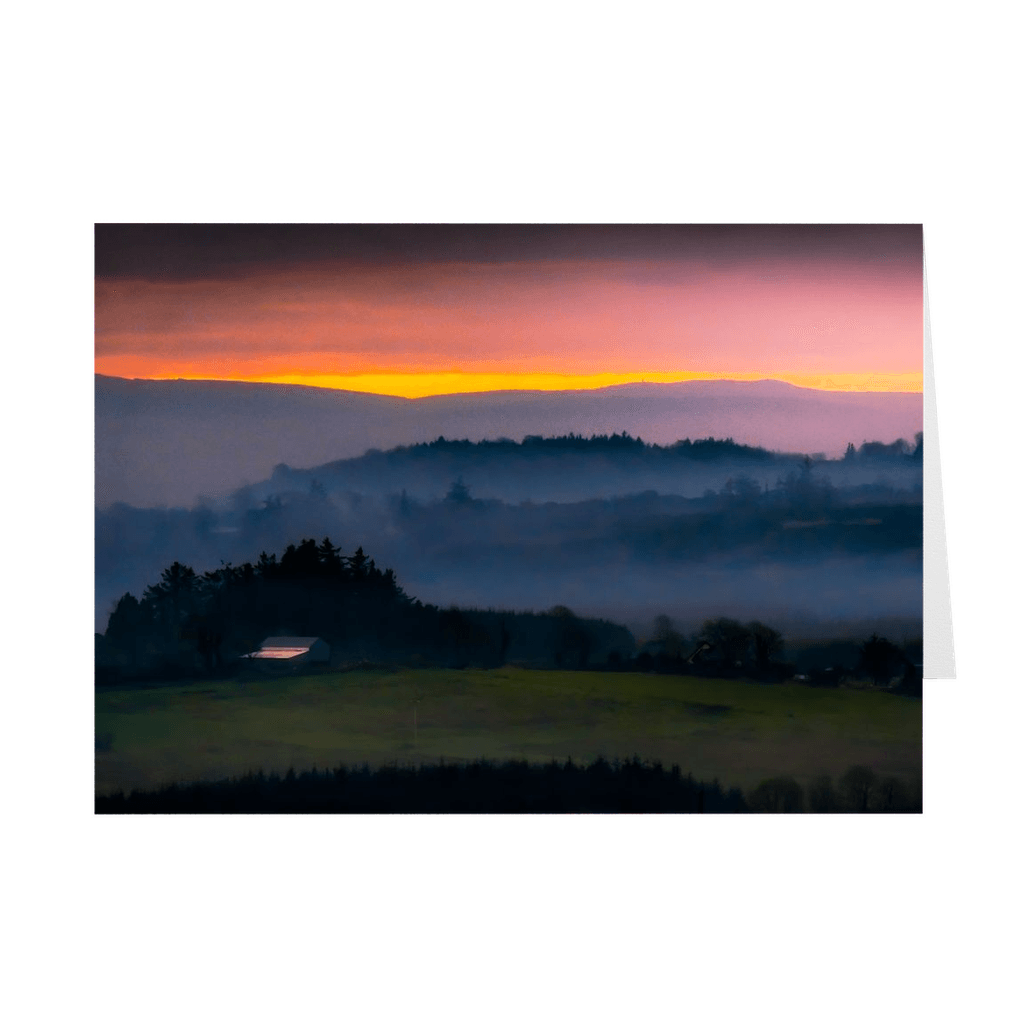 Folded Note Cards - Irish Mist over County Clare - James A. Truett - Moods of Ireland - Irish Art