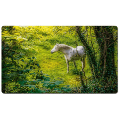 Desk Mat - White Horse in 40 Shades of Green, County Clare - James A. Truett - Moods of Ireland - Irish Art