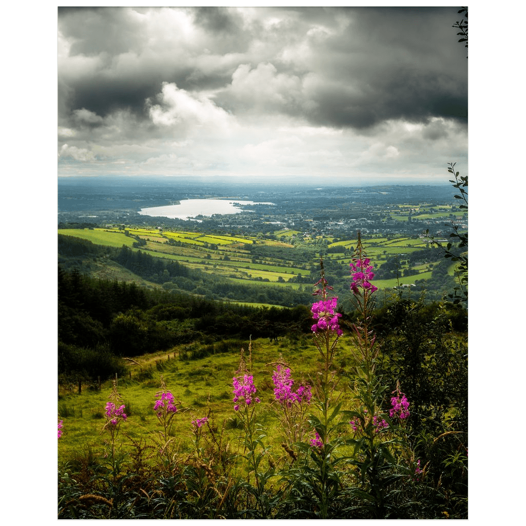 Print - Stormy Vista from County Tipperary to County Clare - Moods of Ireland