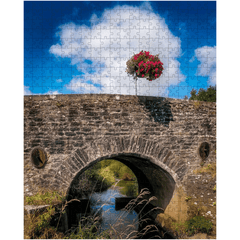 Puzzle - Flower Basket over Creegh Bridge, County Clare - Moods of Ireland