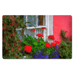 Desk Mat - Irish Cottage Window at Bunratty Castle, County Clare - James A. Truett - Moods of Ireland - Irish Art