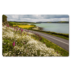 Desk Mat - Wildflowers along Ireland's Shannon Estuary - James A. Truett - Moods of Ireland - Irish Art