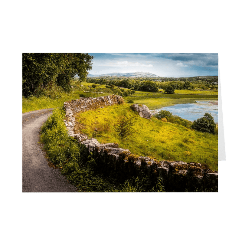 Folded Note Cards - The High Road over Inchiquin Lough, County Clare - James A. Truett - Moods of Ireland - Irish Art