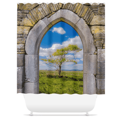 Shower Curtain - Portal to Irish Summer, County Clare - James A. Truett - Moods of Ireland - Irish Art