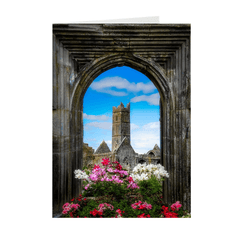 Folded Note Cards - Summer at Quin Abbey, County Clare - James A. Truett - Moods of Ireland - Irish Art