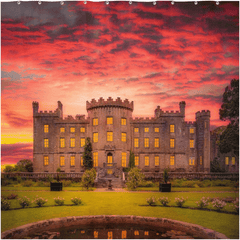 Shower Curtain -Sunset over Markree Castle, County Sligo - Moods of Ireland