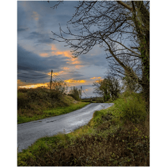 Print - Feathery Sunrise over County Clare - James A. Truett - Moods of Ireland - Irish Art
