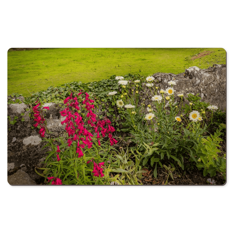 Desk Mat - Kildysart Field and Flowers, County Clare - James A. Truett - Moods of Ireland - Irish Art