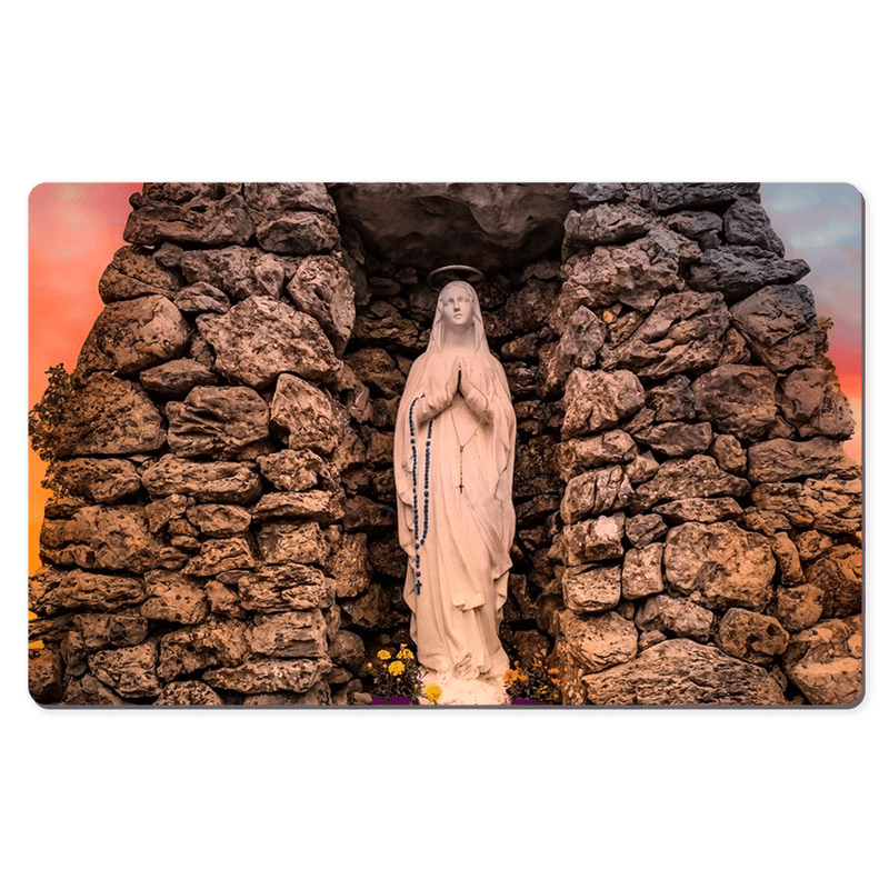 Desk Mat - Sancta Maria Grotto, Kilnamona, County Clare - James A. Truett - Moods of Ireland - Irish Art