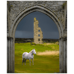 Print - Dough Castle in Lahinch, County Clare - James A. Truett - Moods of Ireland - Irish Art