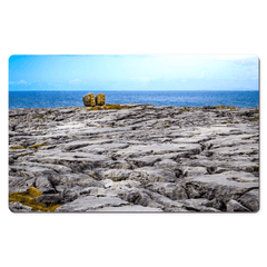 Desk Mat - Rocky Burren Coast of County Clare - James A. Truett - Moods of Ireland - Irish Art