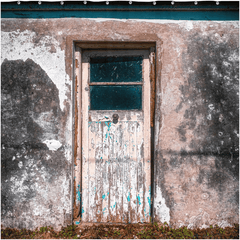 Shower Curtain - Doorway to Times Past, Carrigaholt, County Clare - James A. Truett - Moods of Ireland - Irish Art