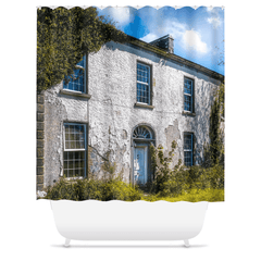 Shower Curtain - Abandoned Irish Manor House, County Clare - James A. Truett - Moods of Ireland - Irish Art