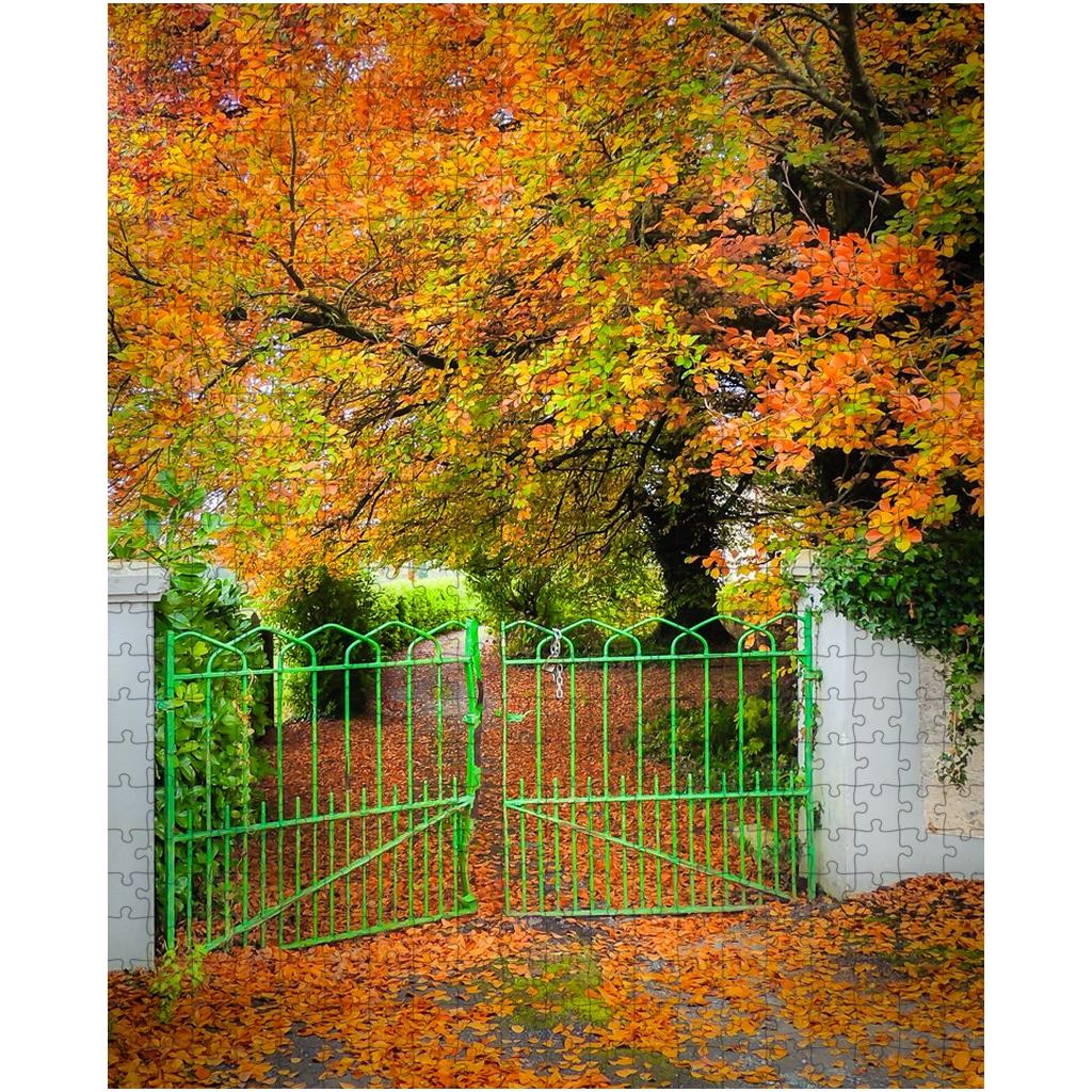 Puzzle - Green Gate in Autumn, County Clare - James A. Truett - Moods of Ireland - Irish Art