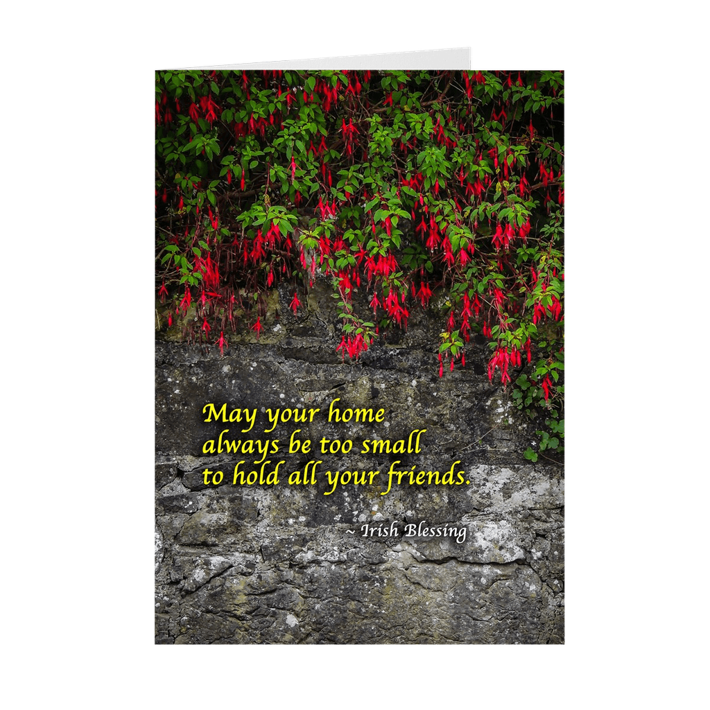 Folded Note Cards - Irish Blessing, May Your Home Always Be Too Small - James A. Truett - Moods of Ireland - Irish Art