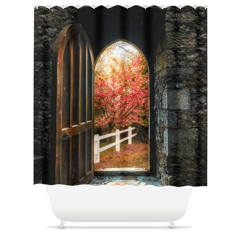 Shower Curtain - Into Irish Spring, Ireland Art - James A. Truett - Moods of Ireland - Irish Art