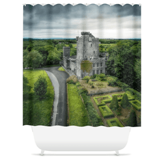 Shower Curtain - Knappogue Castle, County Clare - James A. Truett - Moods of Ireland - Irish Art