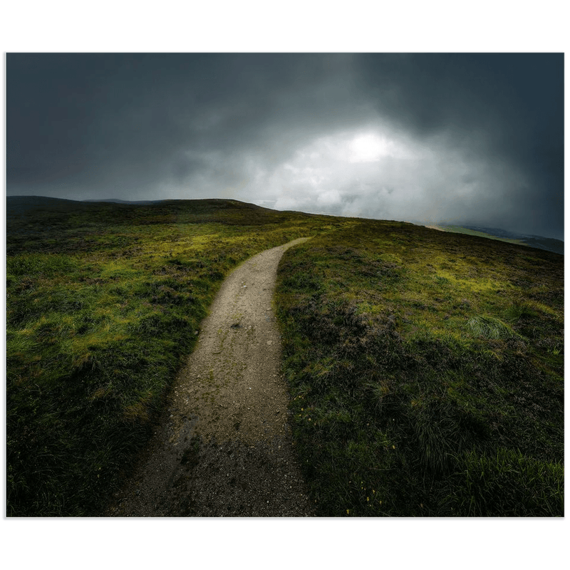 Print - Pathway to the Clouds, Tountinna, County Tipperary - Moods of Ireland