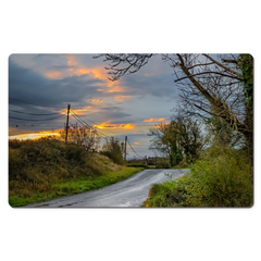 Desk Mat - Feathery Sunrise over County Clare - James A. Truett - Moods of Ireland - Irish Art