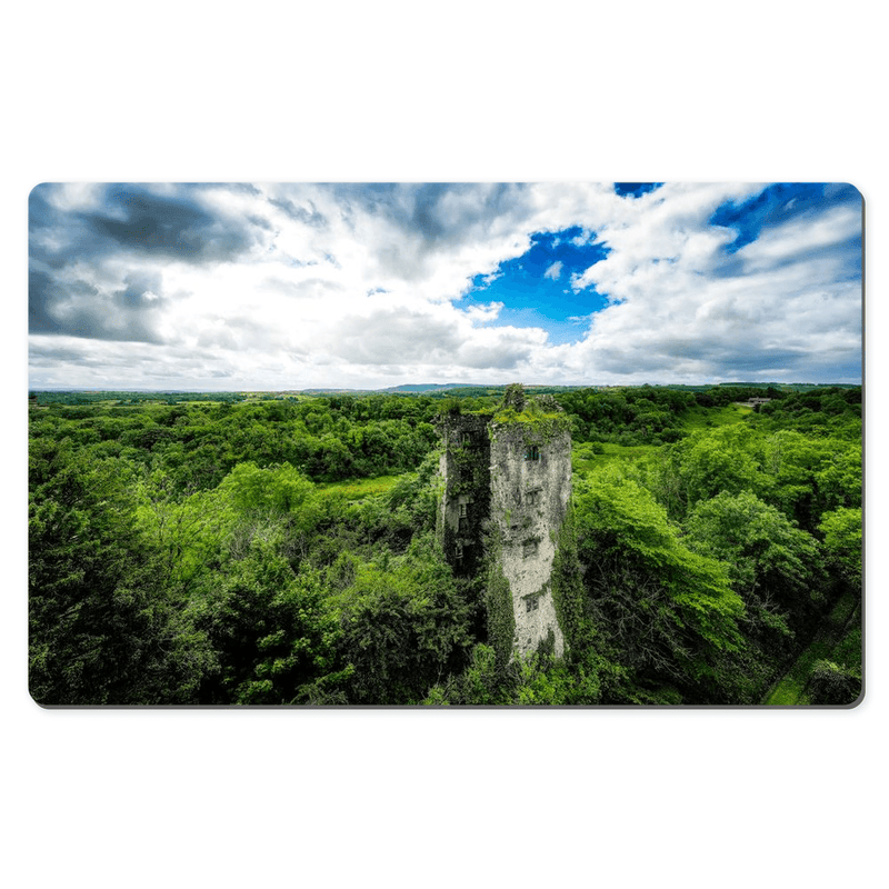 Desk Mat - Tir Mac Bran Castle, County Clare - James A. Truett - Moods of Ireland - Irish Art