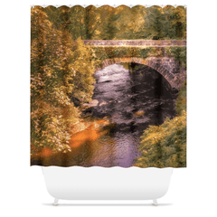 Shower Curtain - Clondegad Arched Bridge, County Clare - James A. Truett - Moods of Ireland - Irish Art