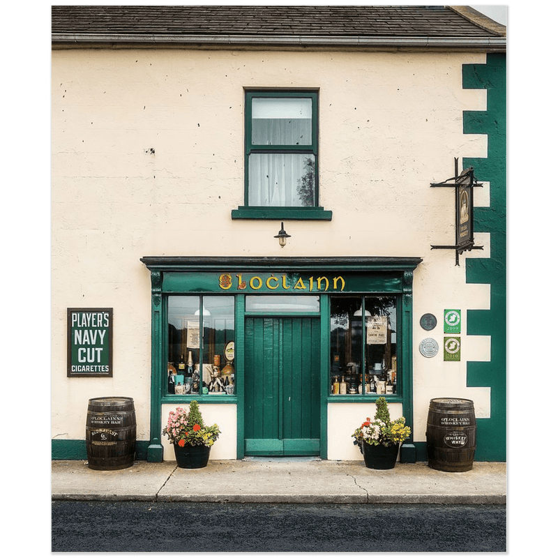 Print - O'Loclainn's Irish Whiskey Bar, Ballyvaughan, County Clare - Moods of Ireland