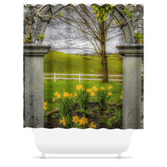 Shower Curtain - Irish Spring in Ballynacally, County Clare - James A. Truett - Moods of Ireland - Irish Art