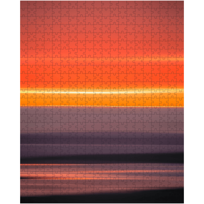 Puzzle - Blurred Lines Abstract Irish Sunrise, County Clare - James A. Truett - Moods of Ireland - Irish Art