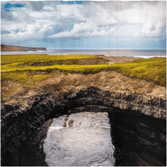 Shower Curtain - Bridges of Ross, Loophead Peninsula, County Clare - James A. Truett - Moods of Ireland - Irish Art